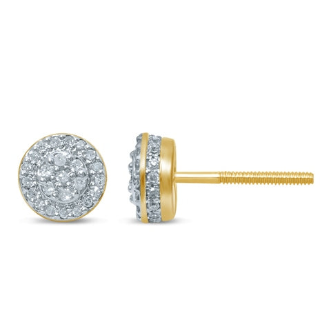 10K 0.25-0.26CT DIAMOND EARRING