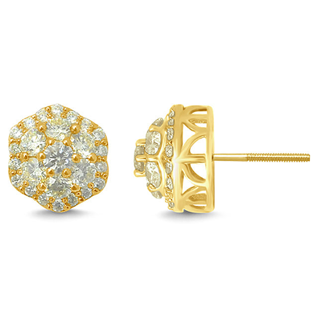 10K 1.72-1.81CT DIAMOND EARRINGS