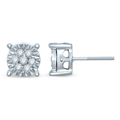 10K 0.27- 0.29CT DIAMOND EARRING