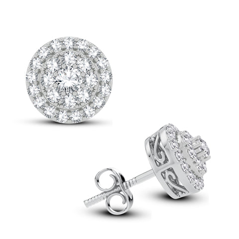 10K 0.61-0.64CT DIAMOND EARRING