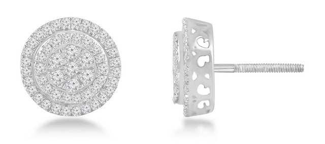 10K 0.46-0.50CT DIAMOND EARRING