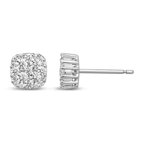 10K 0.72- 0.81CT DIAMOND STUD EARRINGS