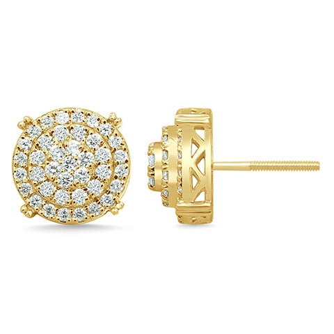 10K 0.72 - 0.79CT DIAMOND EARRINGS