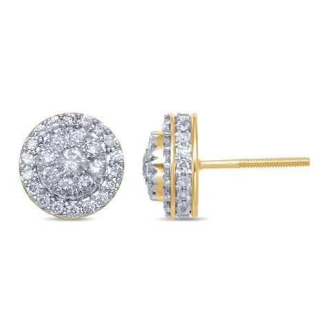 10K 0.98-1.06CT DIAMOND EARRINGS