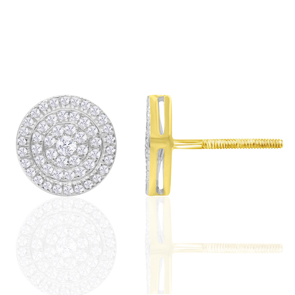 10K 0.40-0.44CT DIAMOND EARRINGS