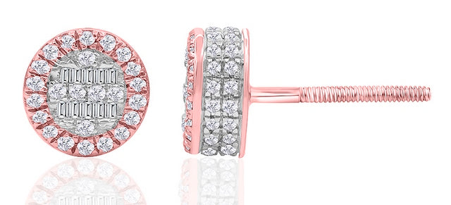 10K 0.38- 0.42CT DIAMOND EARRING