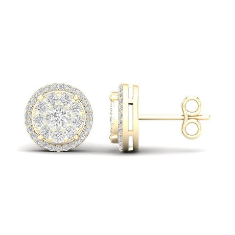 10K 0.20CT DIAMOND EARRING