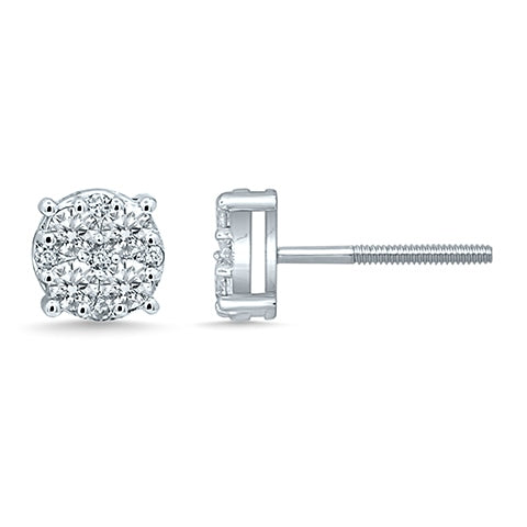 10K 0.51-0.54CT DIAMOND EARRING