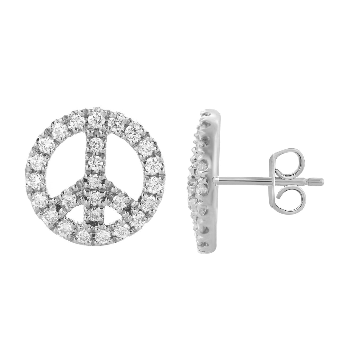 10K 0.24CT DIAMOND EARRING