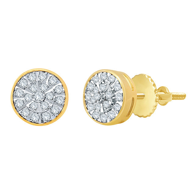 10K 0.19CT DIAMOND EARRING