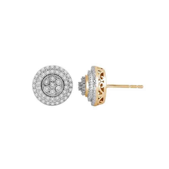 10K 0.25CT DIAMOND EARRING
