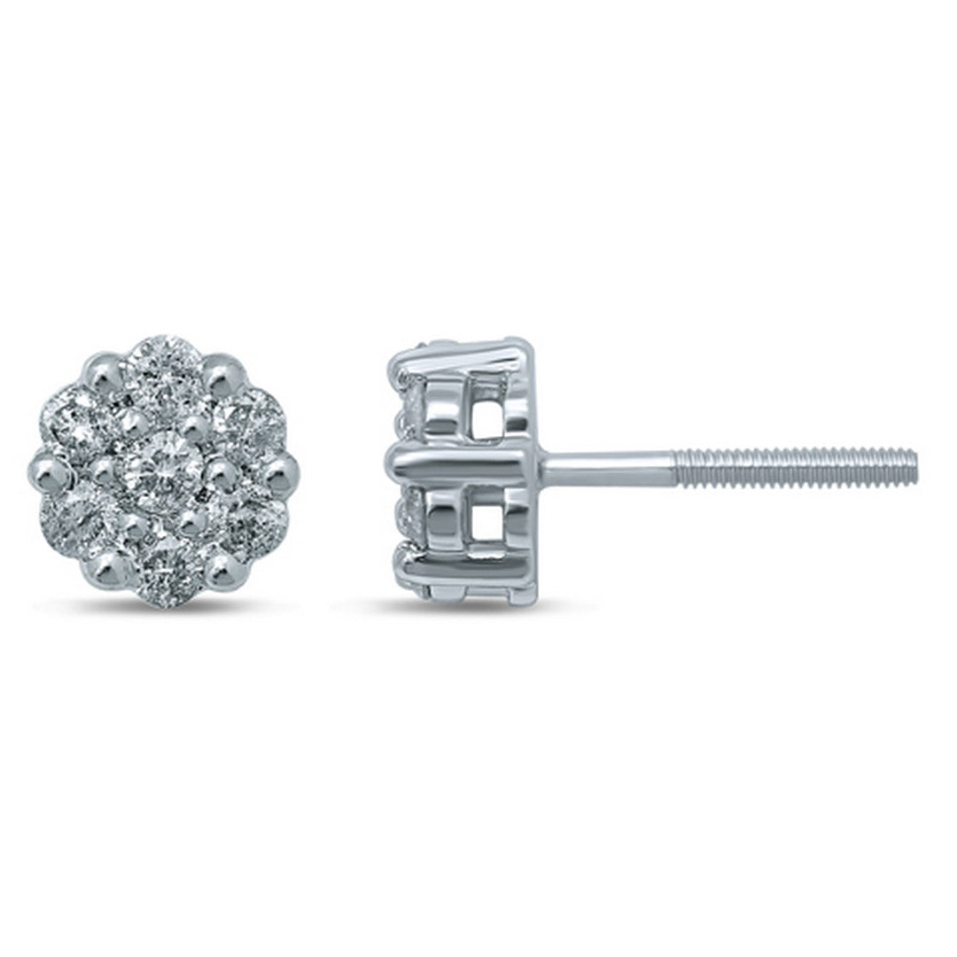 10KT 0.22-0.28CT DIAMOND EARRINGS