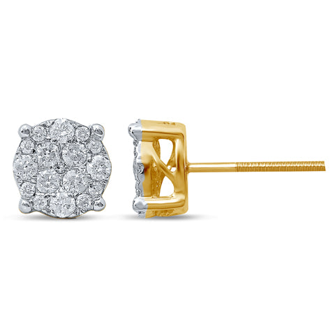 10K 0.49-0.56CT DIAMOND EARRING