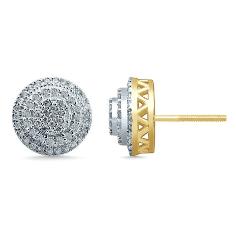 10KT 0.60-0.67CT DIAMOND EARRINGS