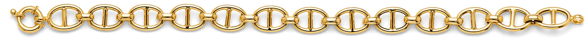 14K REAL GOLD FANCY LINK FOR WOMEN