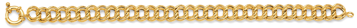 14K REAL GOLD CHINO LINK BRACELET FOR WOMEN