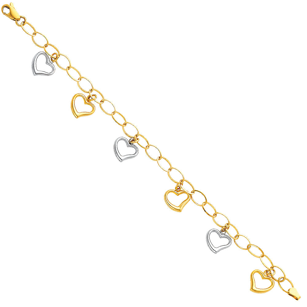 14KT REAL GOLD FANCY BRACELET