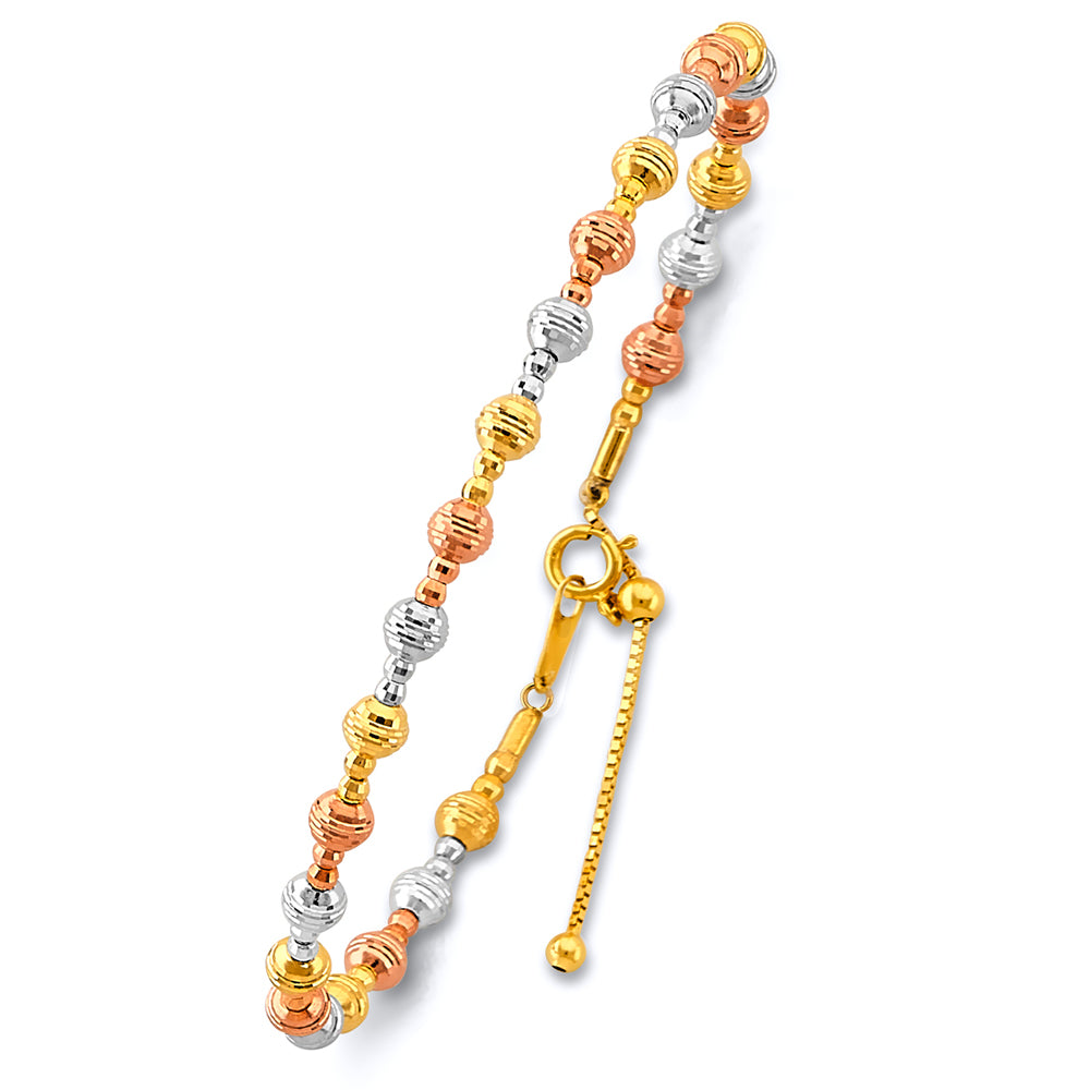 14KT REAL GOLD FANCY BANGLE FOR WOMEN