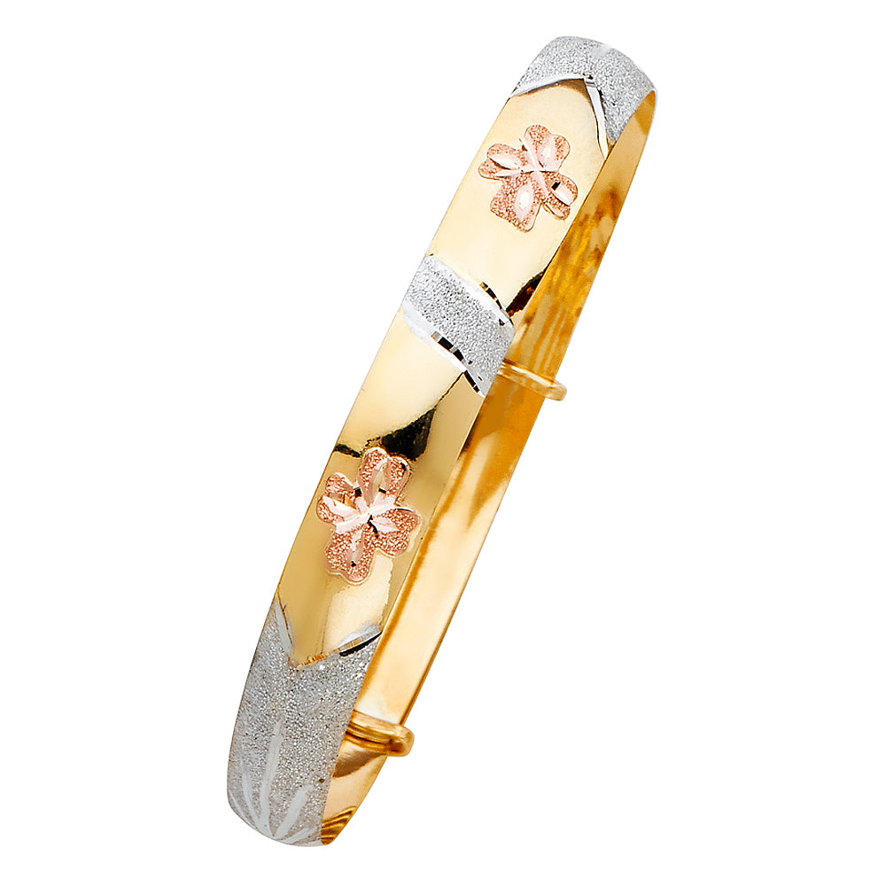 14KT REAL GOLD BANGLE FOR WOMEN