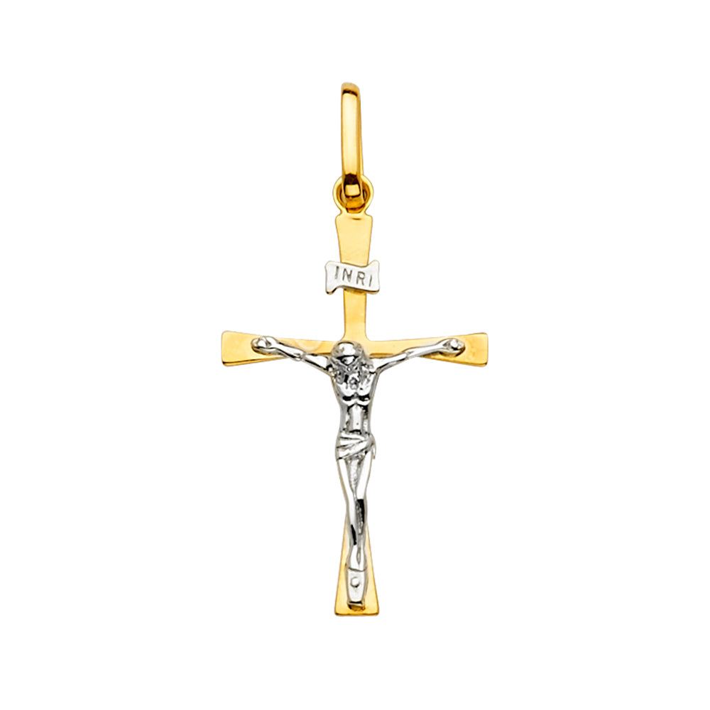 14KT REAL GOLD CRUCIFIX PENDANT