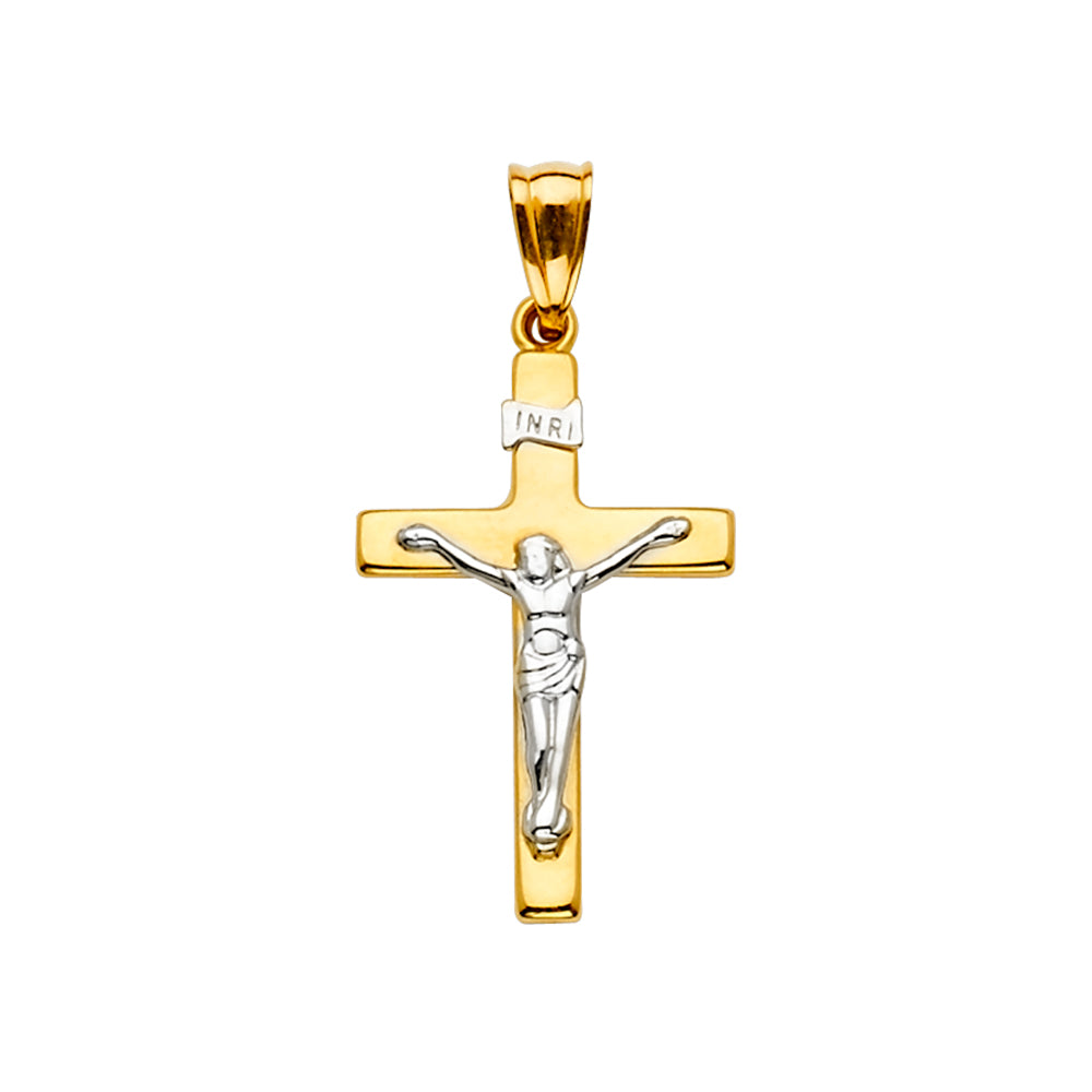 14KT REAL GOLD CRUCIFIX PENDANT