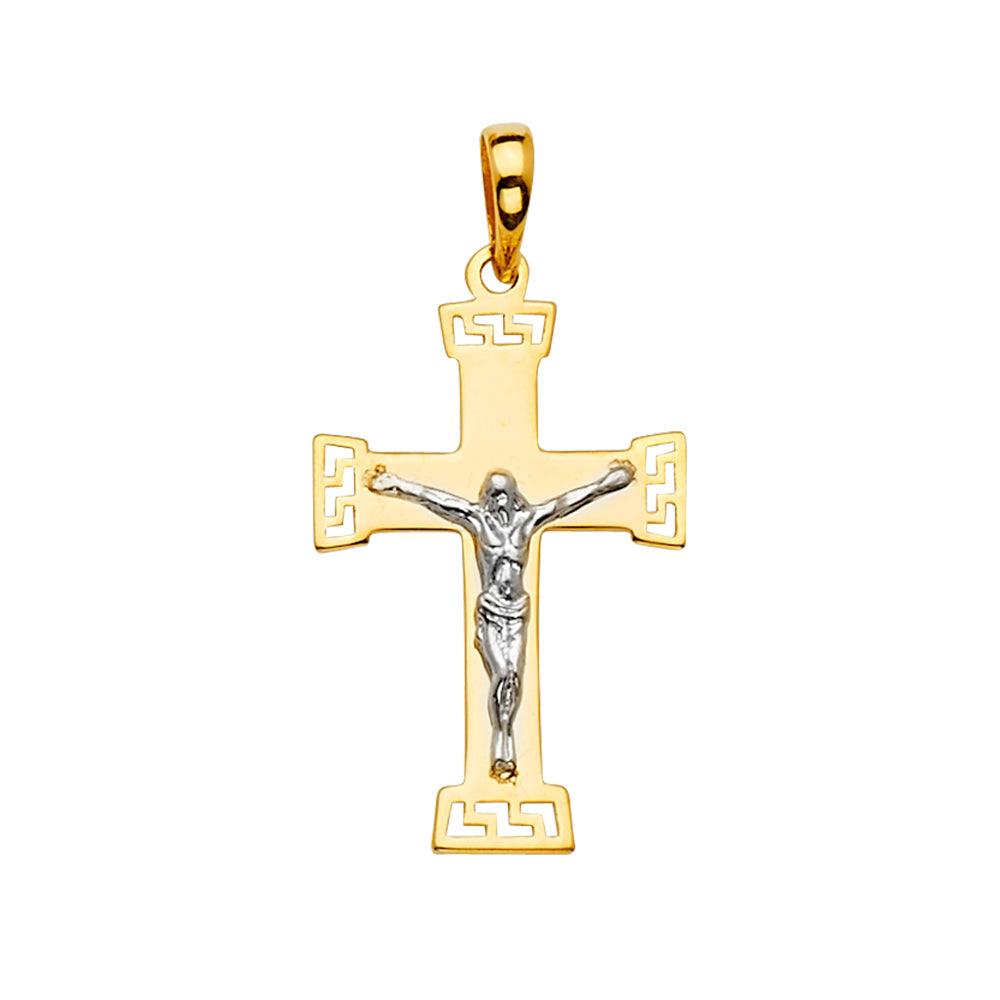 14KT REAL GOLD CRUCIFIX PENDANT