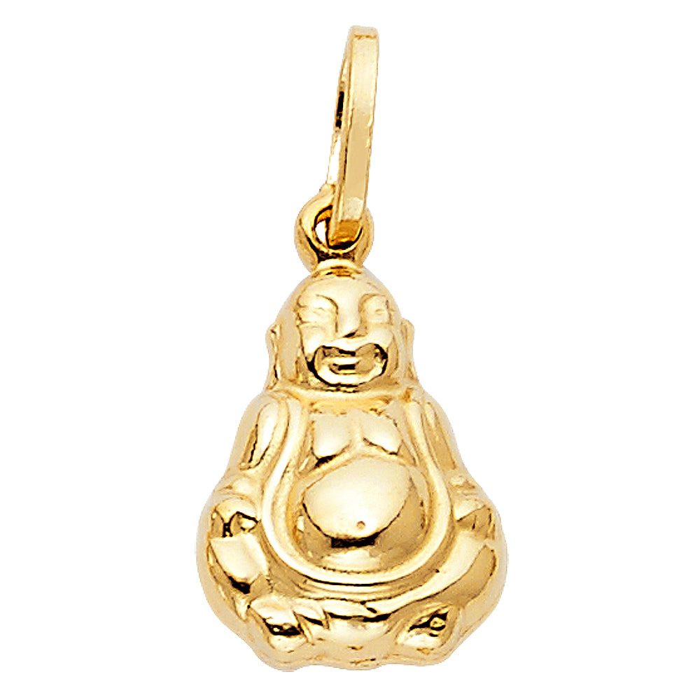 14KT REAL GOLD BUDDHA PENDANT