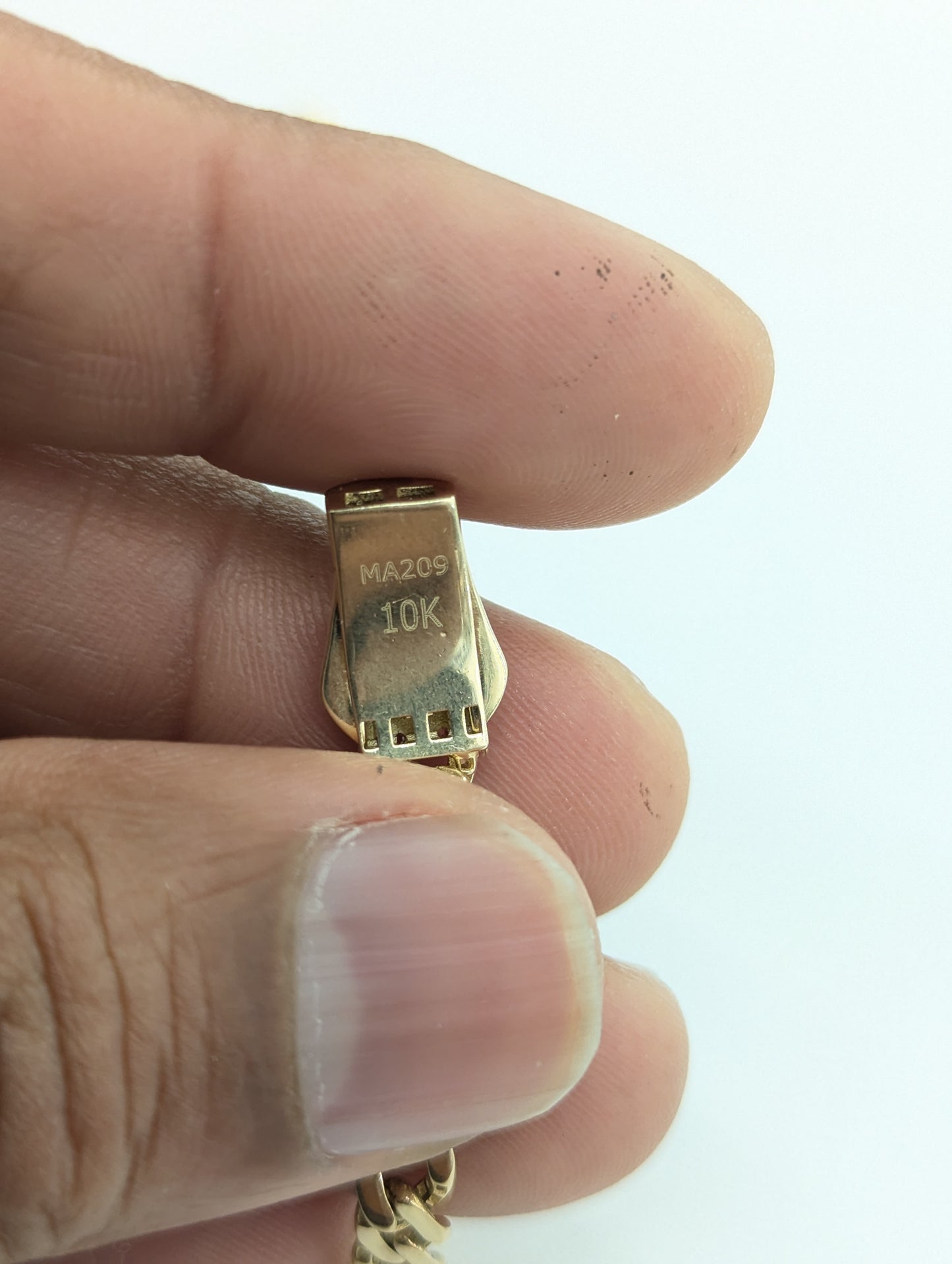 10KT REAL GOLD MONACO STYLE BRACELET