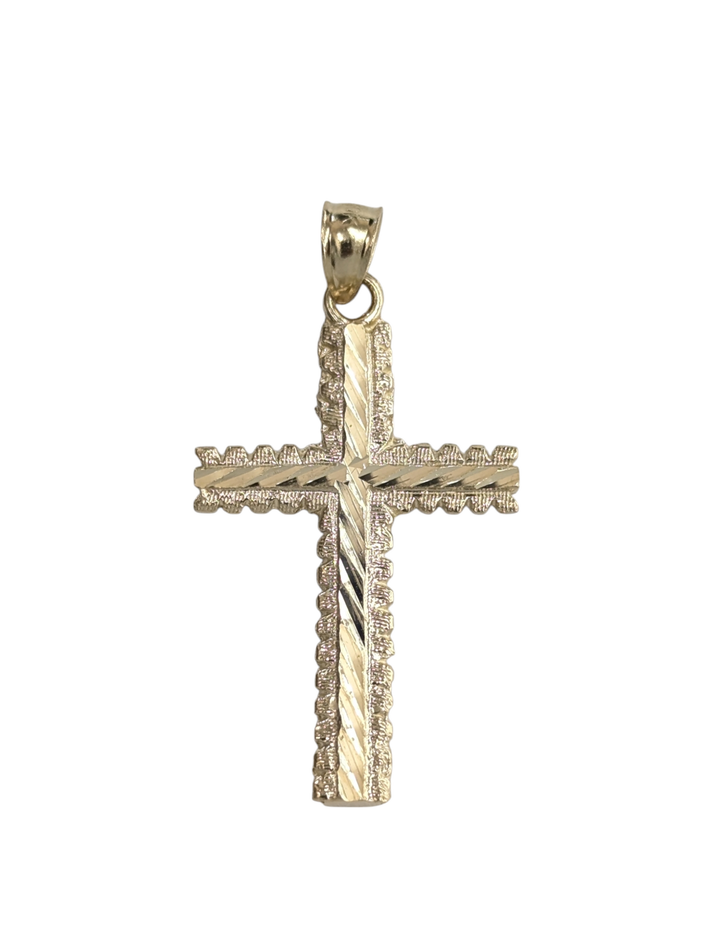 10KT REAL GOLD CROSS PENDANT