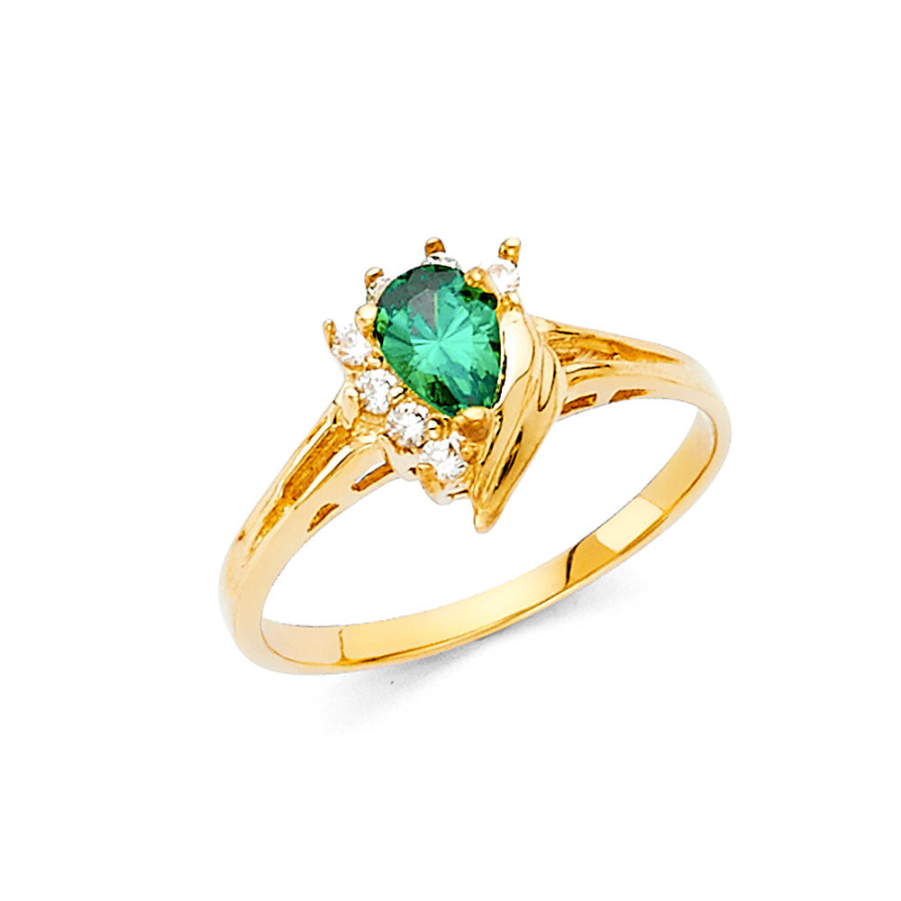 14KT REAL GOLD FANCY RING FOR WOMEN