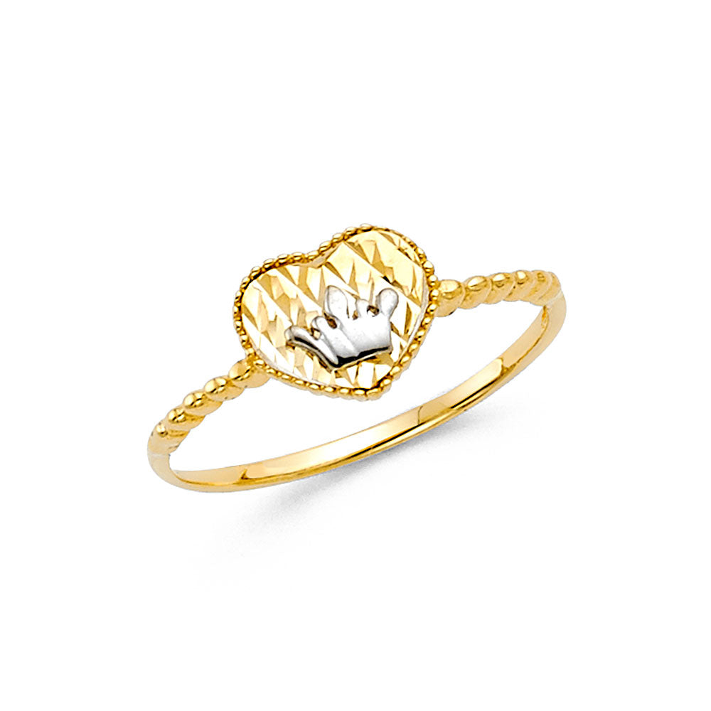 14KT REAL GOLD FANCY RING FOR WOMEN