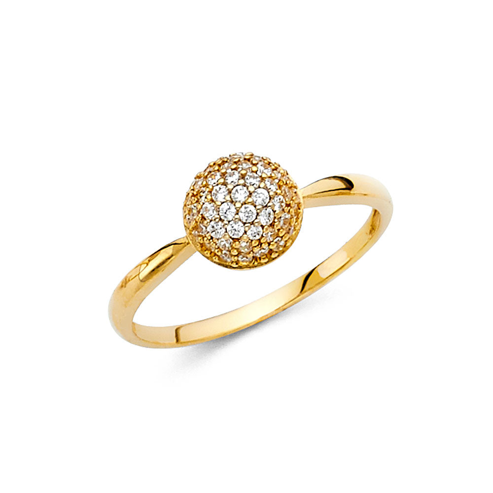 14KT REAL GOLD FANCY RING FOR WOMEN