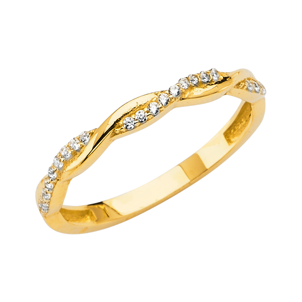 14KT REAL GOLD FANCY RING FOR WOMEN