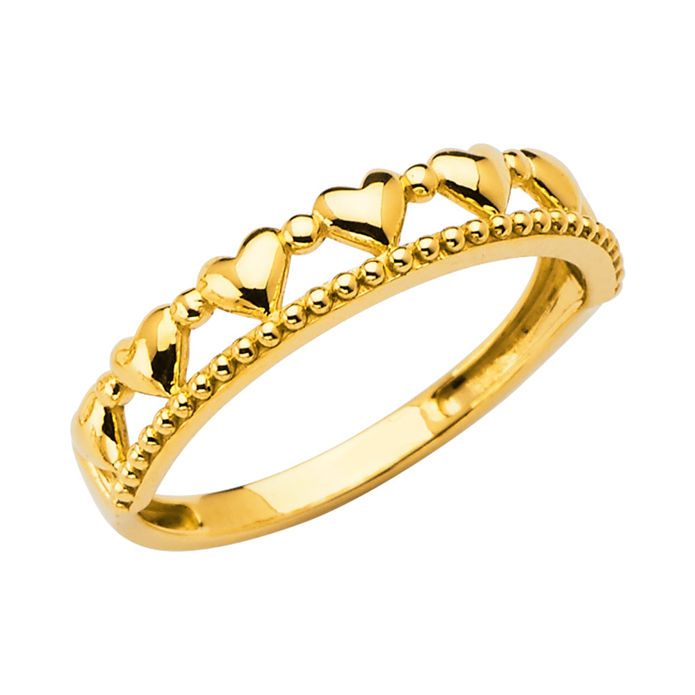 14KT REAL GOLD FANCY RING FOR WOMEN