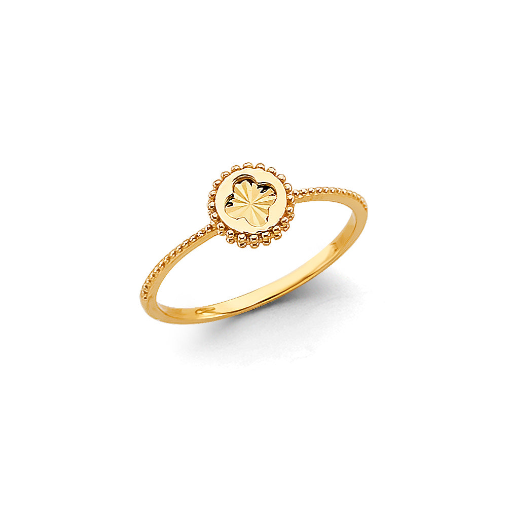 14KT REAL GOLD FANCY RING FOR WOMEN