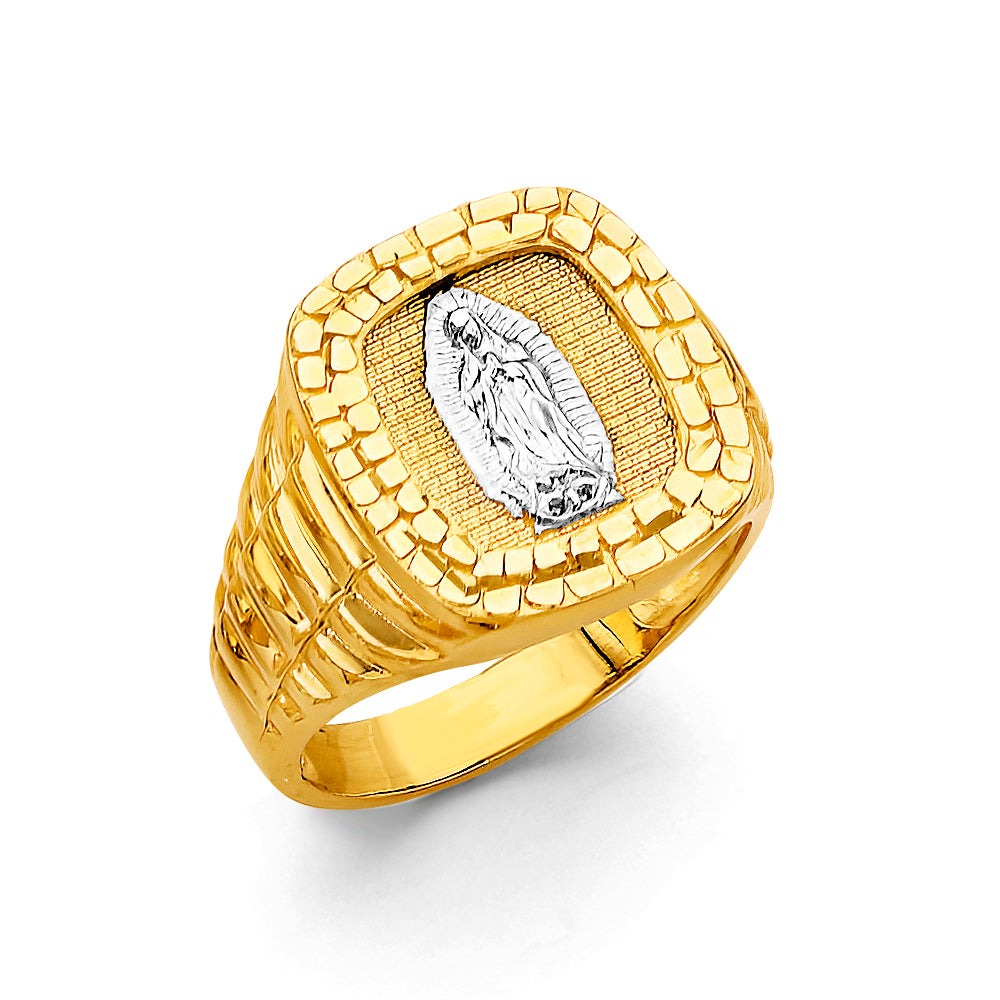 14KT REAL GOLD RELIGIOUS RING FOR MEN