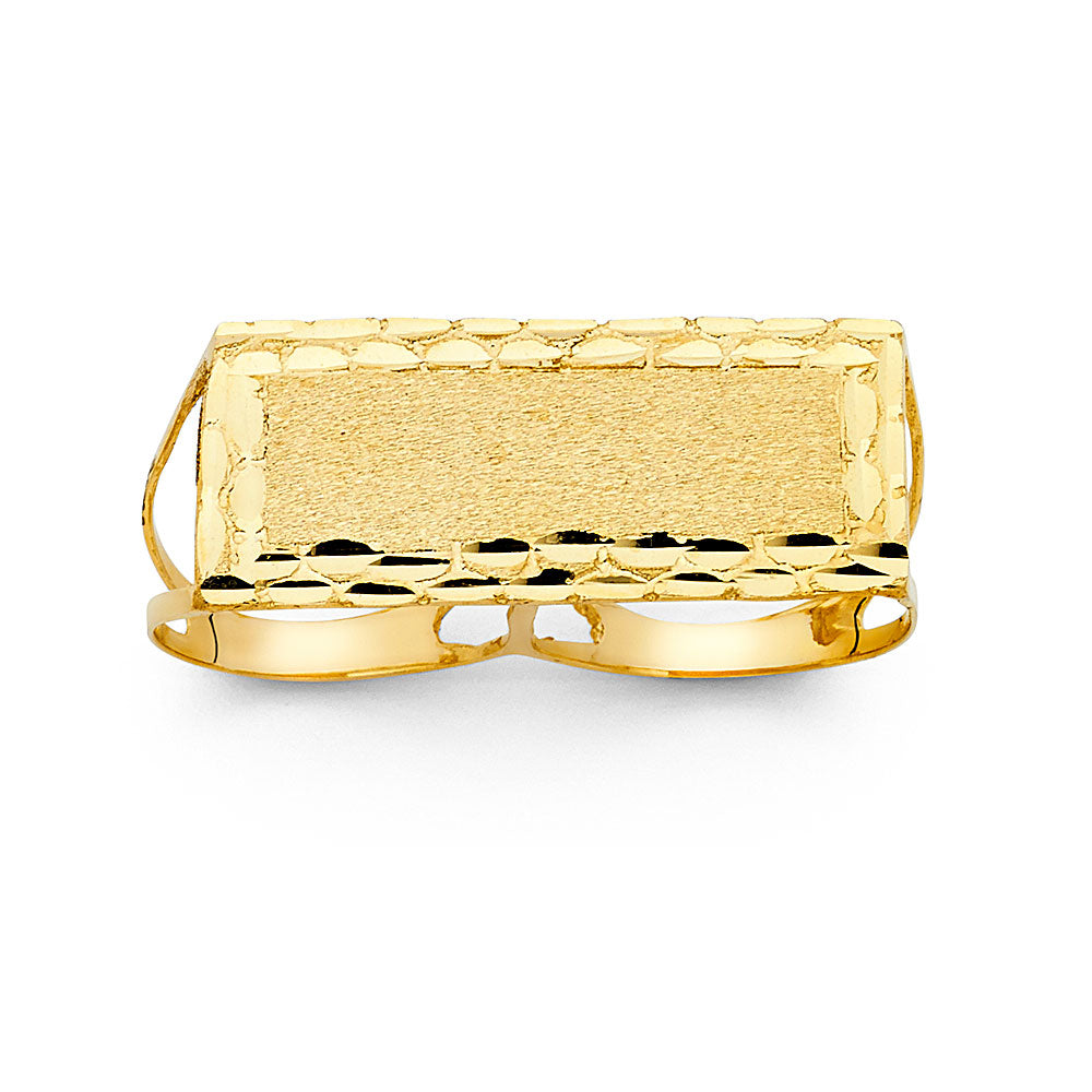 14kt Real Gold Signet Men's Ring