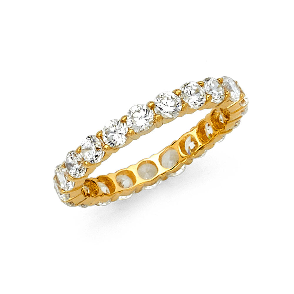 14kt Real Gold Eternity Band