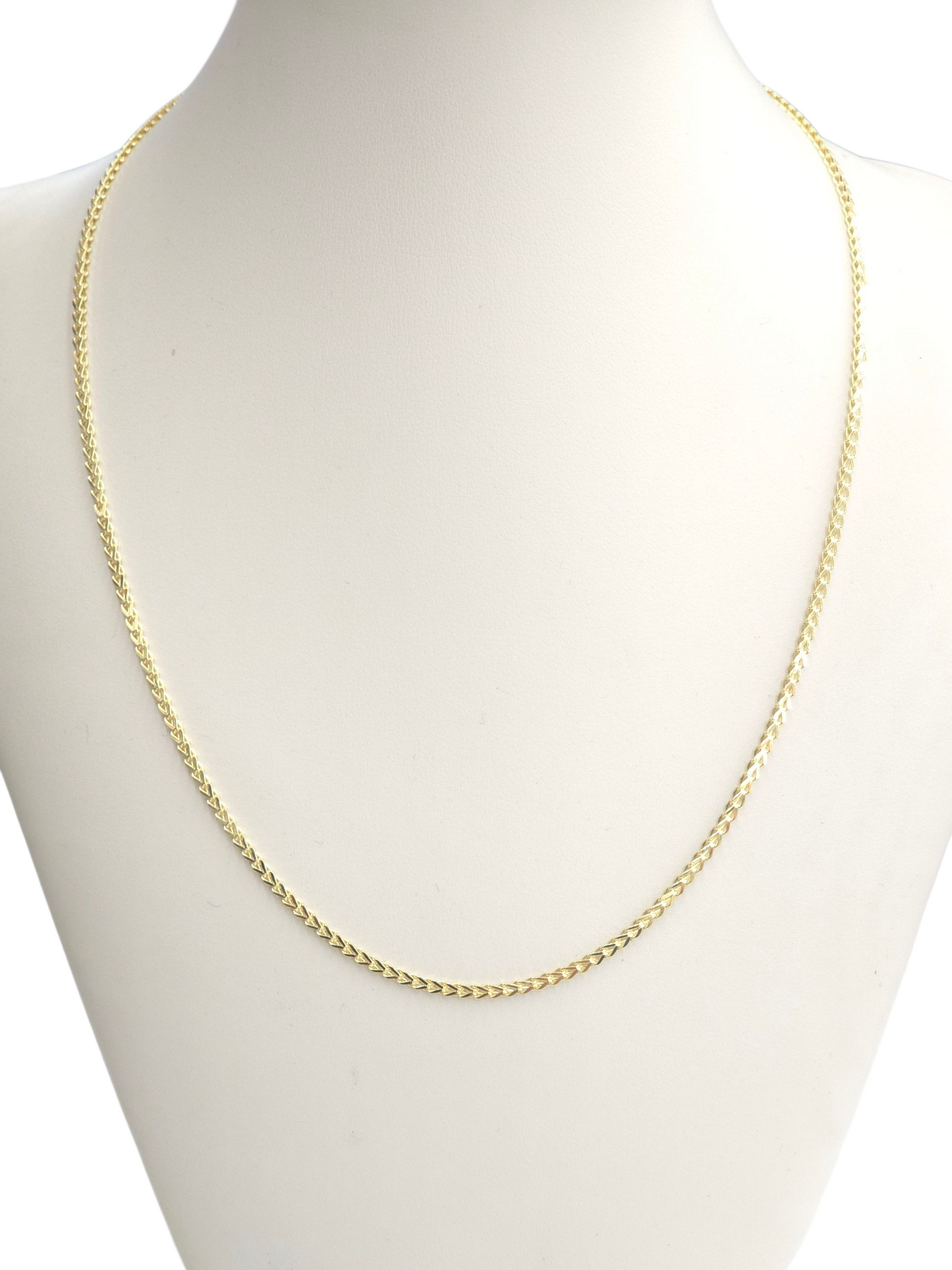 14KT REAL GOLD FRANCO CHAIN 1.6 MM