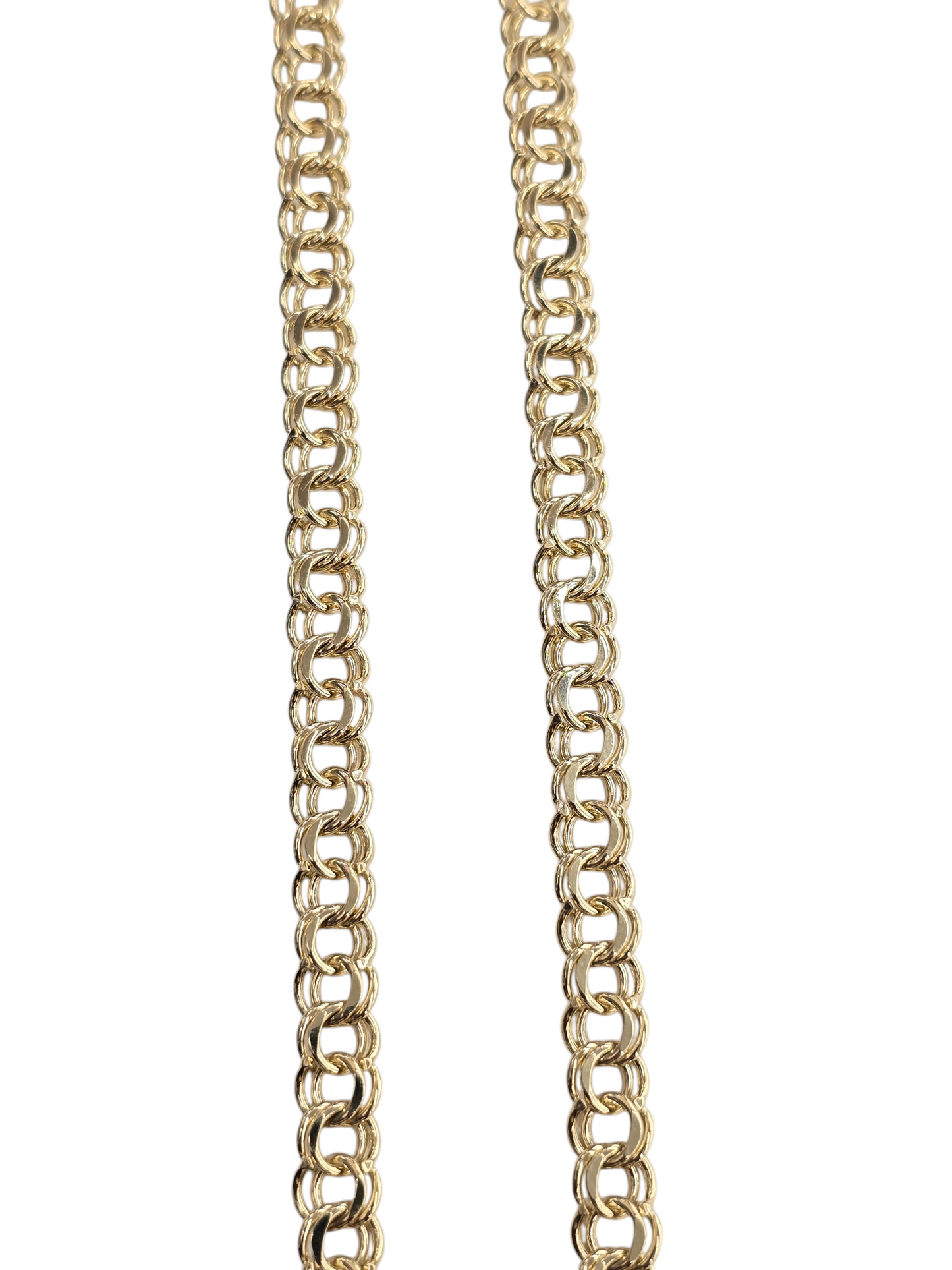 10KT REAL GOLD SOLID CHINO LINK CHAIN