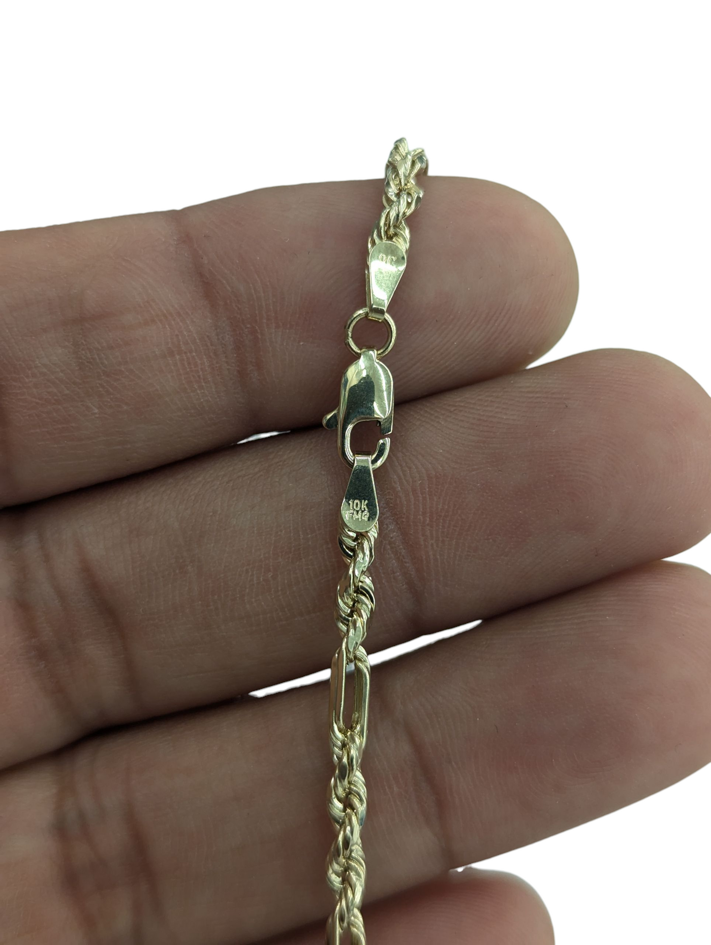 10KT REAL GOLD MILANO CHAIN
