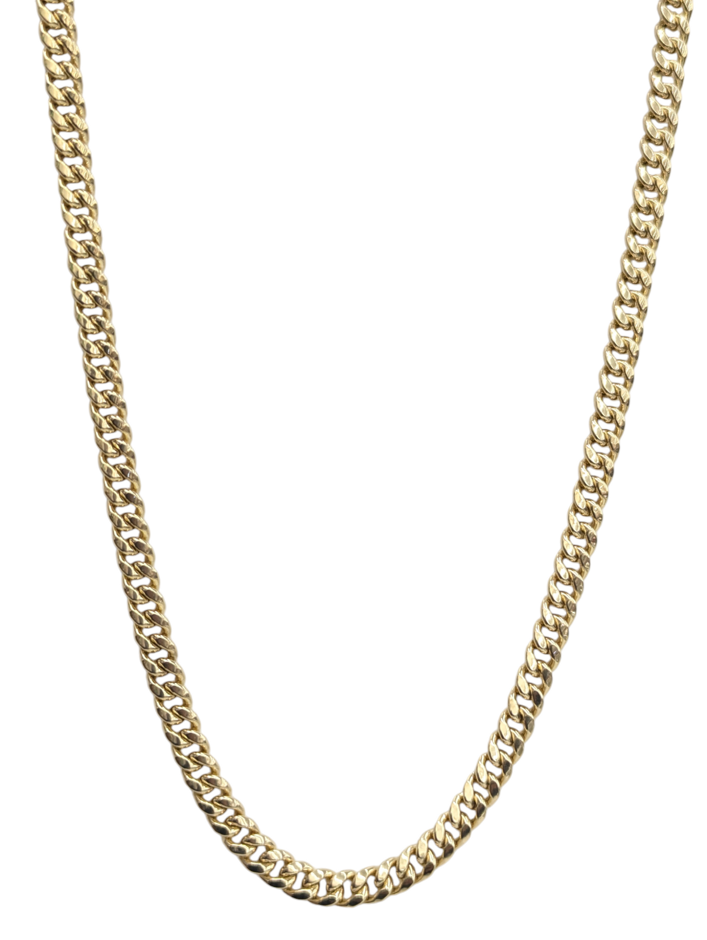 10KT REAL GOLD MIAMI CUBAN CHAIN 6MM
