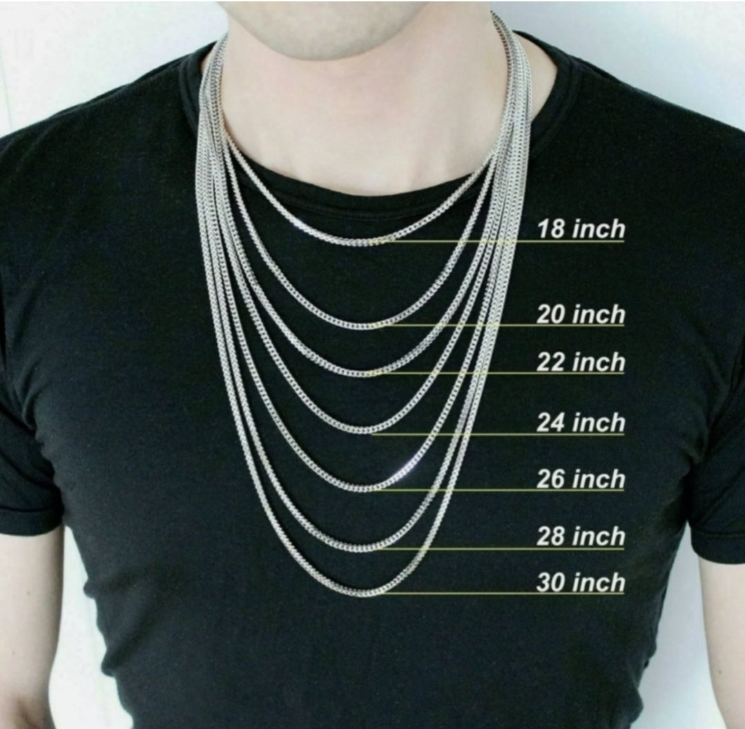 925 Sterling Silver Byzantine Chain 5.5 mm