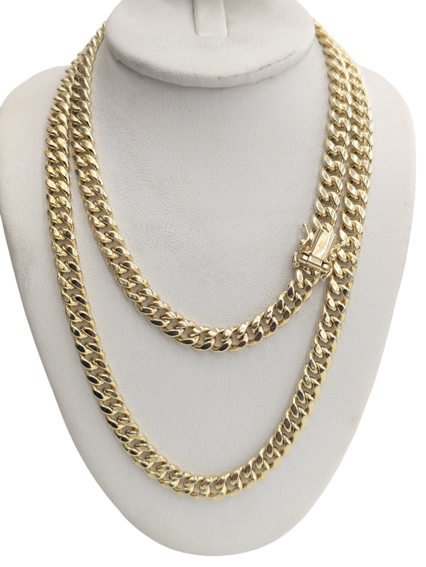 10KT REAL GOLD MIAMI CUBAN CHAIN 6MM