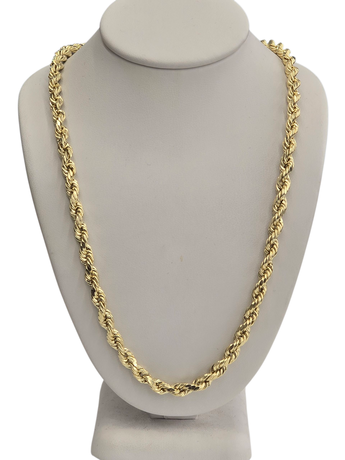 14KT REAL GOLD ROPE CHAIN 5MM