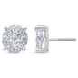 10KT1.48-1.54CT D-EARRINGS &quot;SUPER FLOWER&quot;