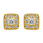 10K Yellow Gold 0.60-0.66CT D-DARK EARRING