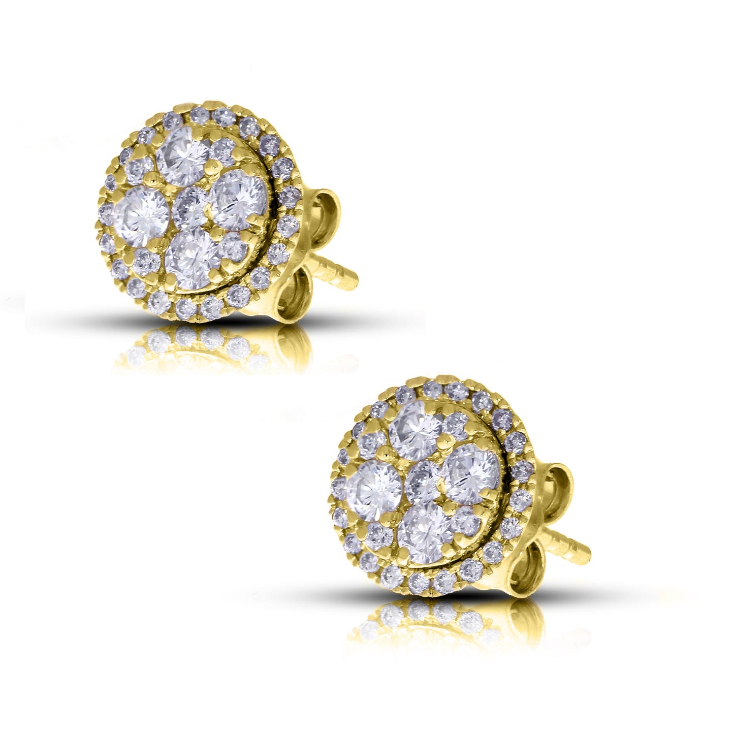 14K 0.66-0.73CT D-EARRING