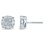 10KT 0.71 -0.80CT D-EARRINGS &quot;SUPER FLOWER &quot;