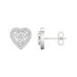 10KT 0.16CT D-EARRINGS &quot;HEART&quot;